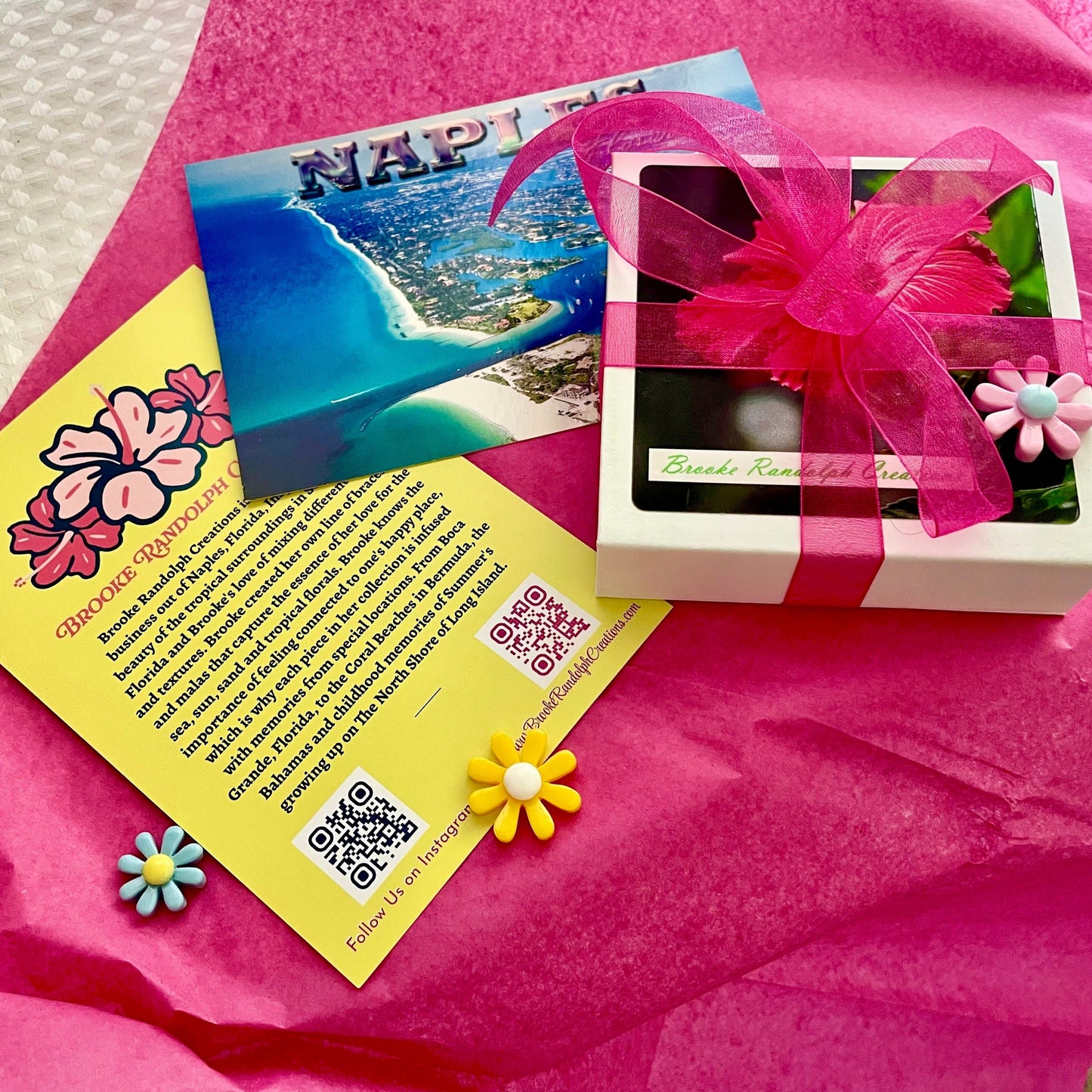 Aquamarine Glass Beaded Bracelet: White Resin Elephant Charm, 14k Gold Accents.