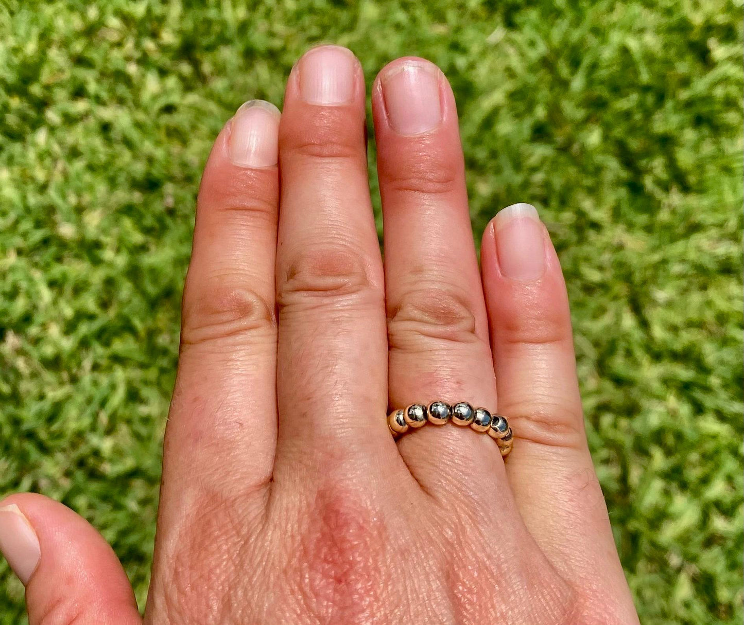 14k Gold Filled Stacking Rings: Dainty 3-5mm, Non Tarnish rings.