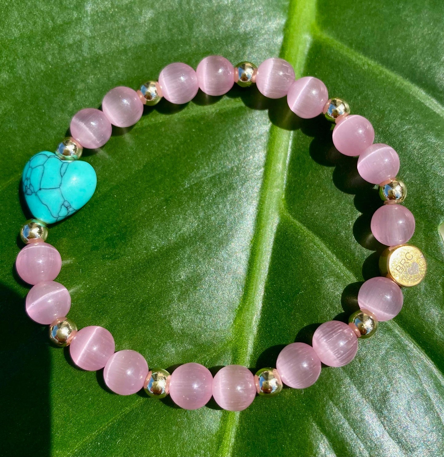 Gemstone Children’s Beaded Charm Bracelet Bracelet: 14k Gold Filled accent Beads.