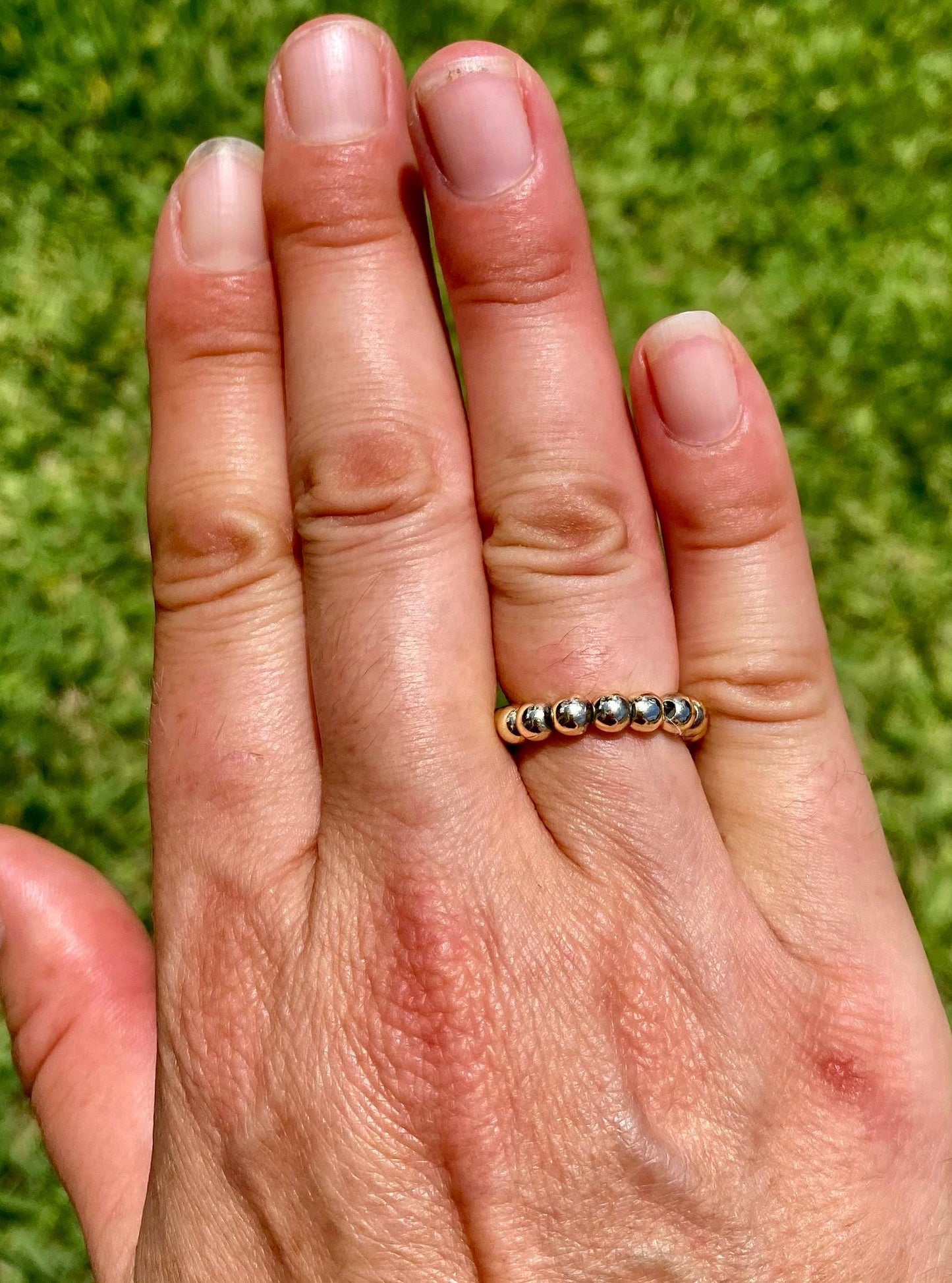 14k Gold Filled Stacking Rings: Dainty 3-5mm, Non Tarnish rings.