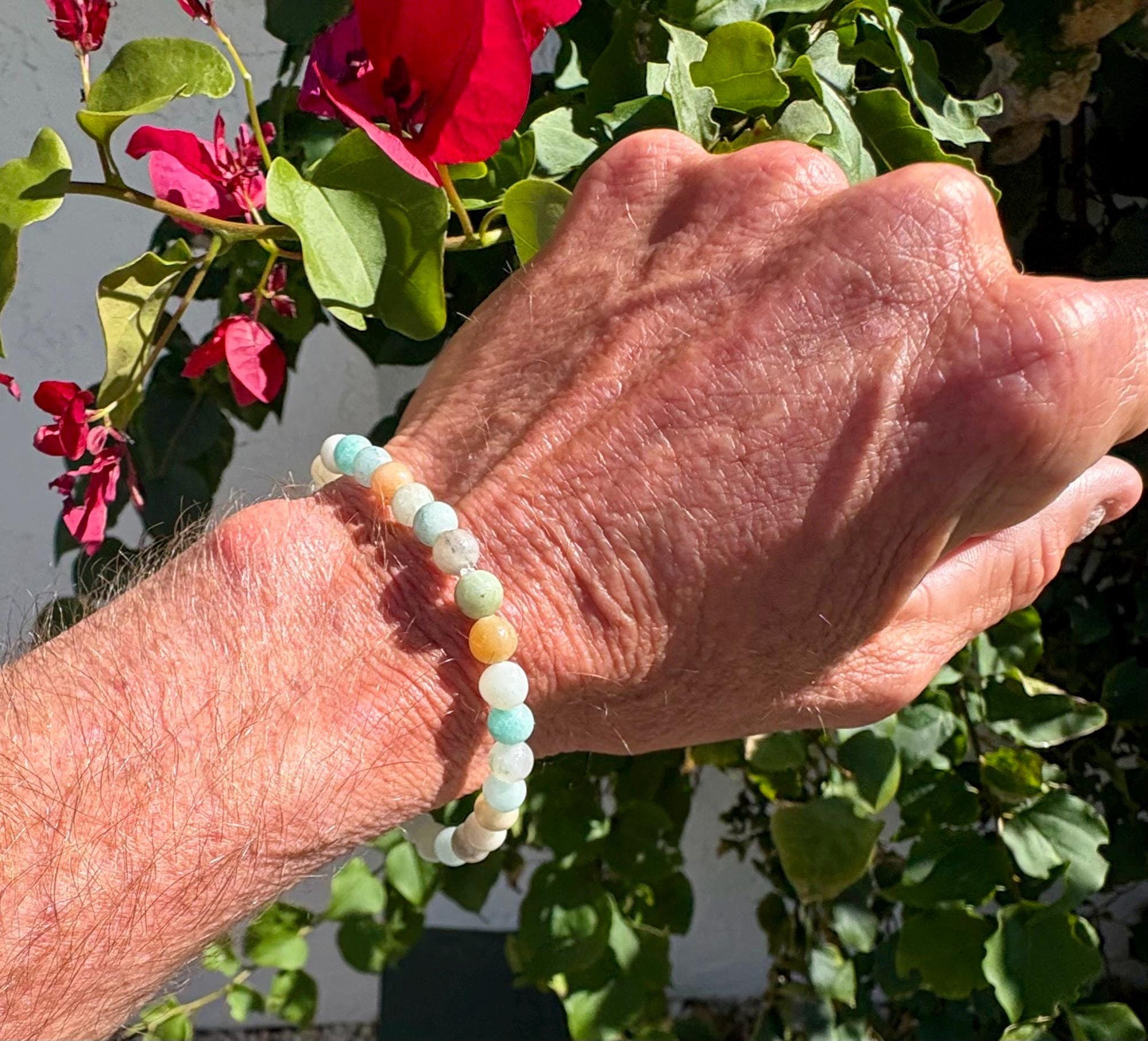 Semi Preious Gemstone Beaded Bracelets for Men, Women and Children.