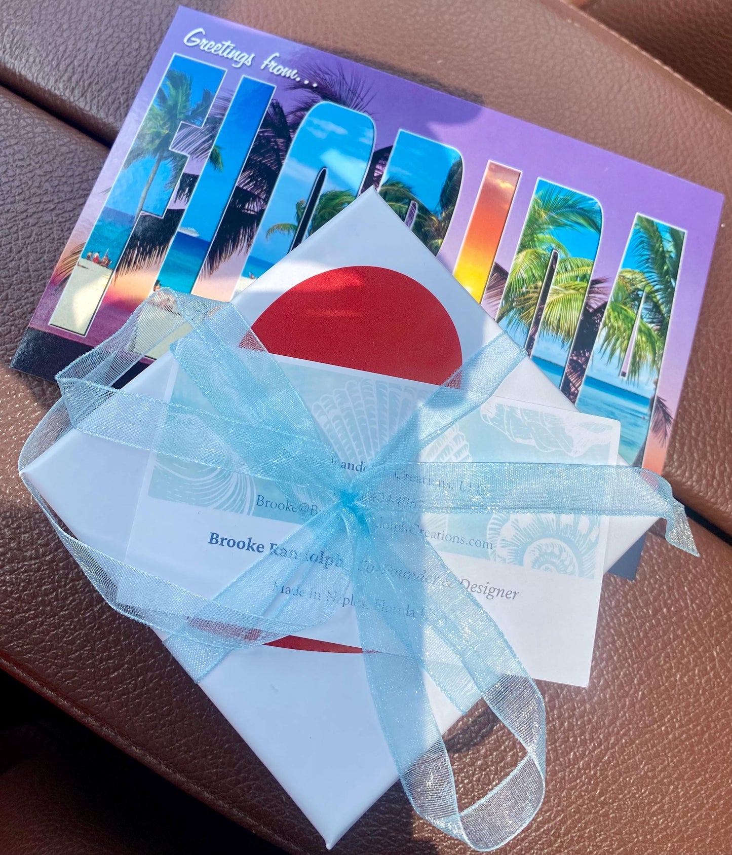 Beige Crystal Briolette Beaded Bracelet: 14K Gold Accents, Clover/Cross Charm