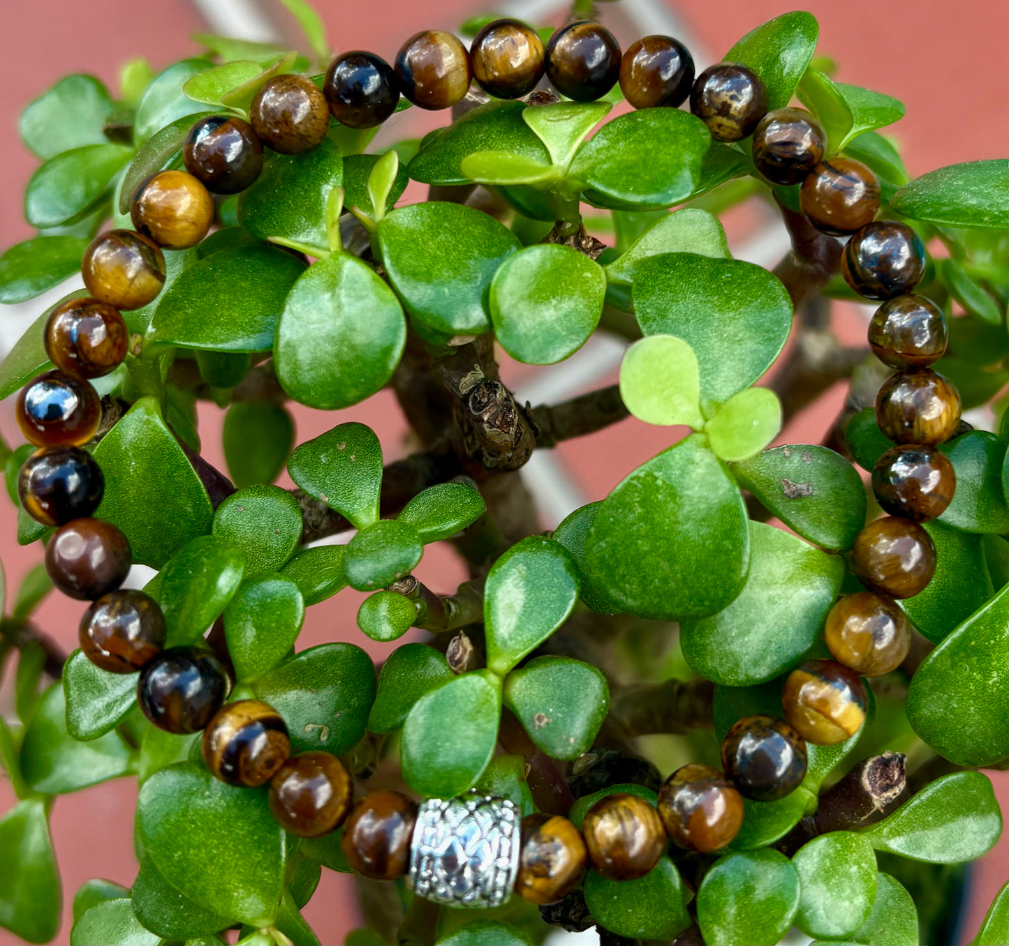 Men’s Casual Gemstone Beaded Bracelet. Casual everyday Malas.